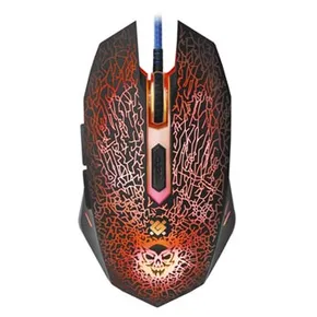 Defender Myš Shock GM-110L, 3200DPI, optická, 6tl., drôtová USB, čierna, s hernou podložkou, podsvietená